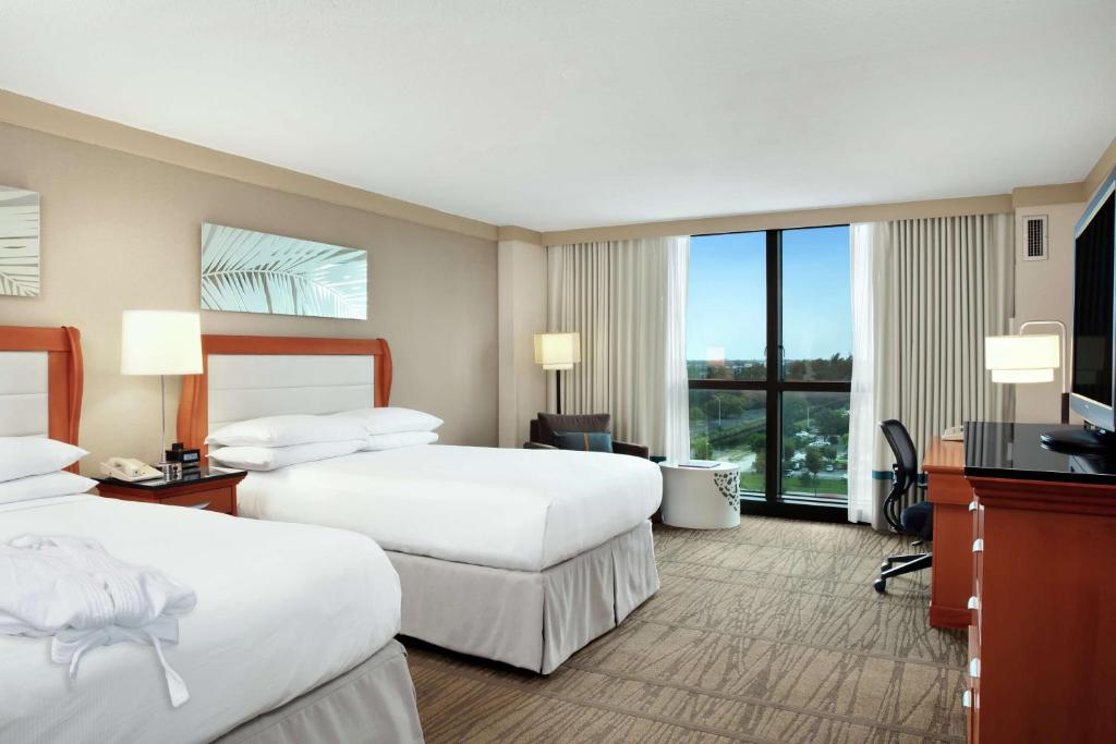 DoubleTree by Hilton Miami Airport hotel exterior near MIA